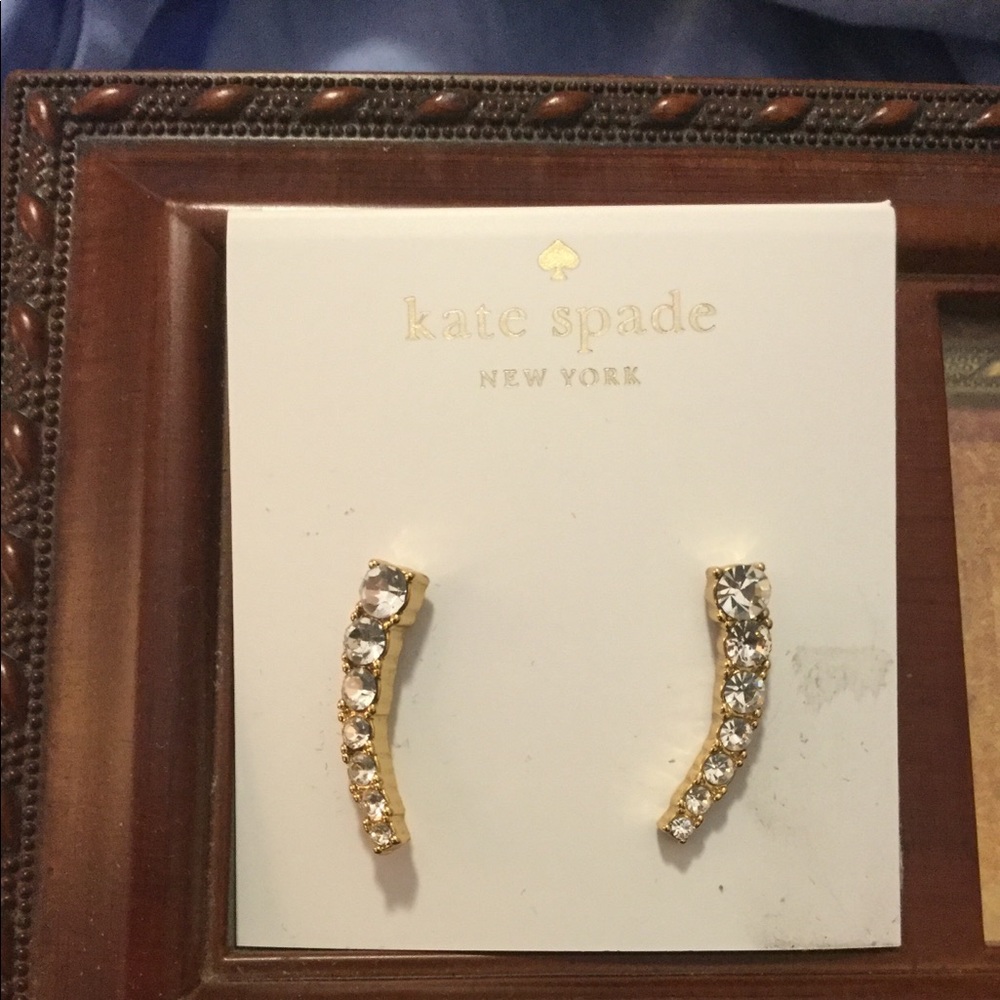 Kate spade Crystal earrings!
